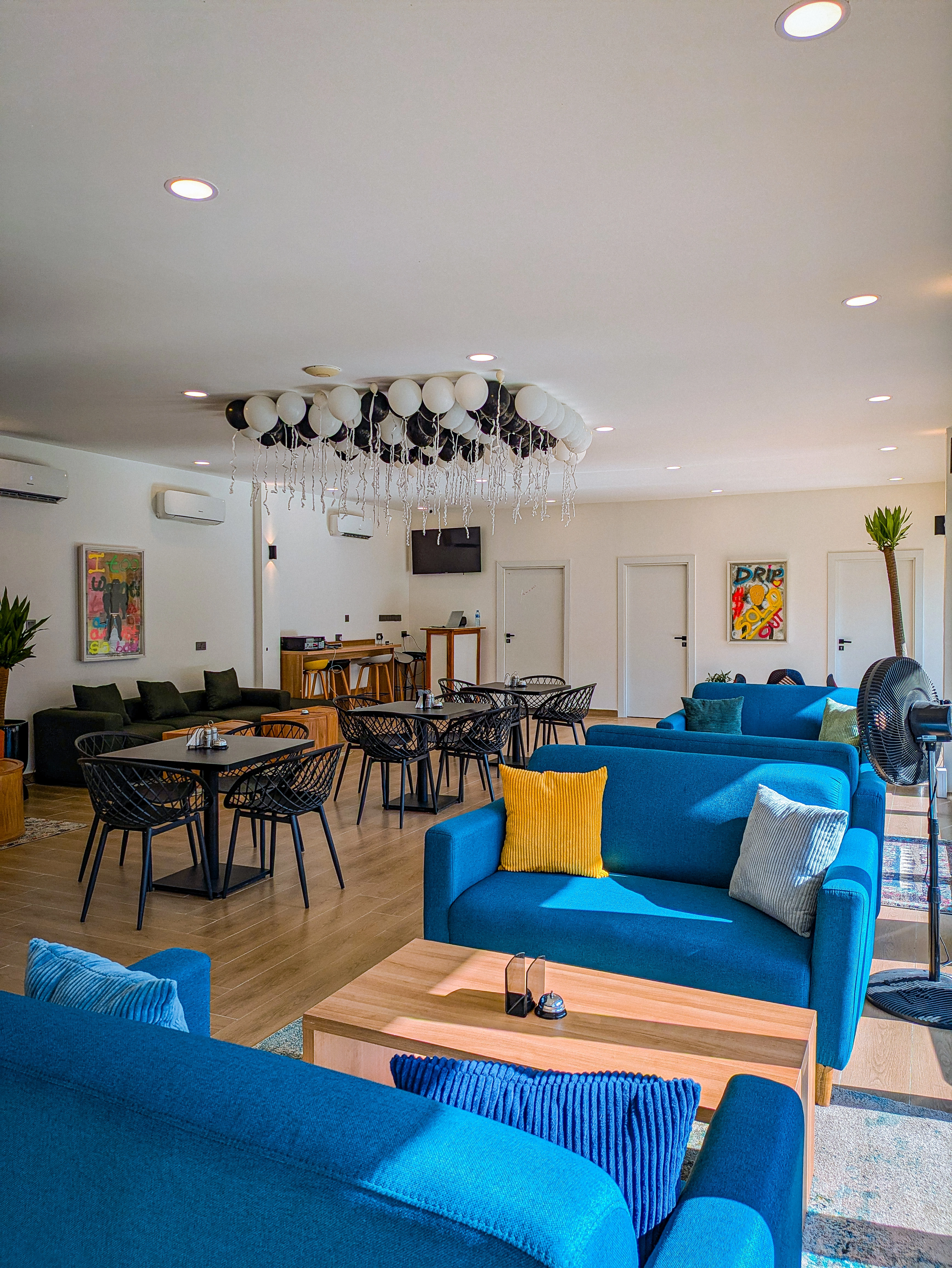 Dining and social atmosphere at Living Room